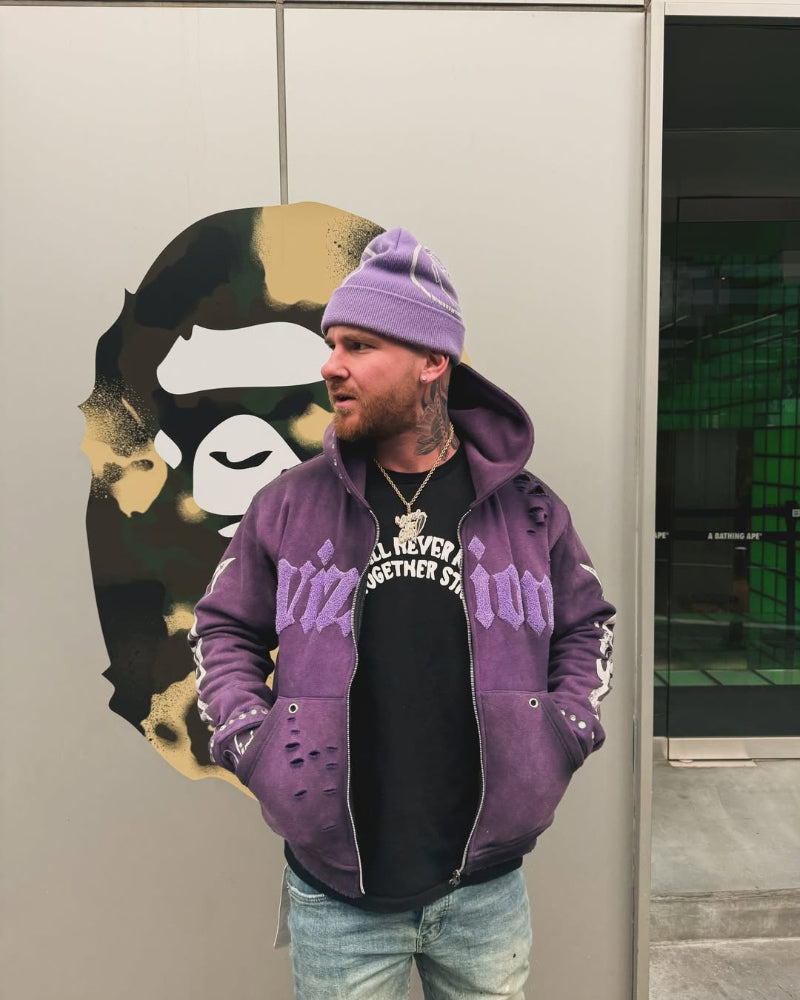 Vizion Purple Zip-Up Pre- Order