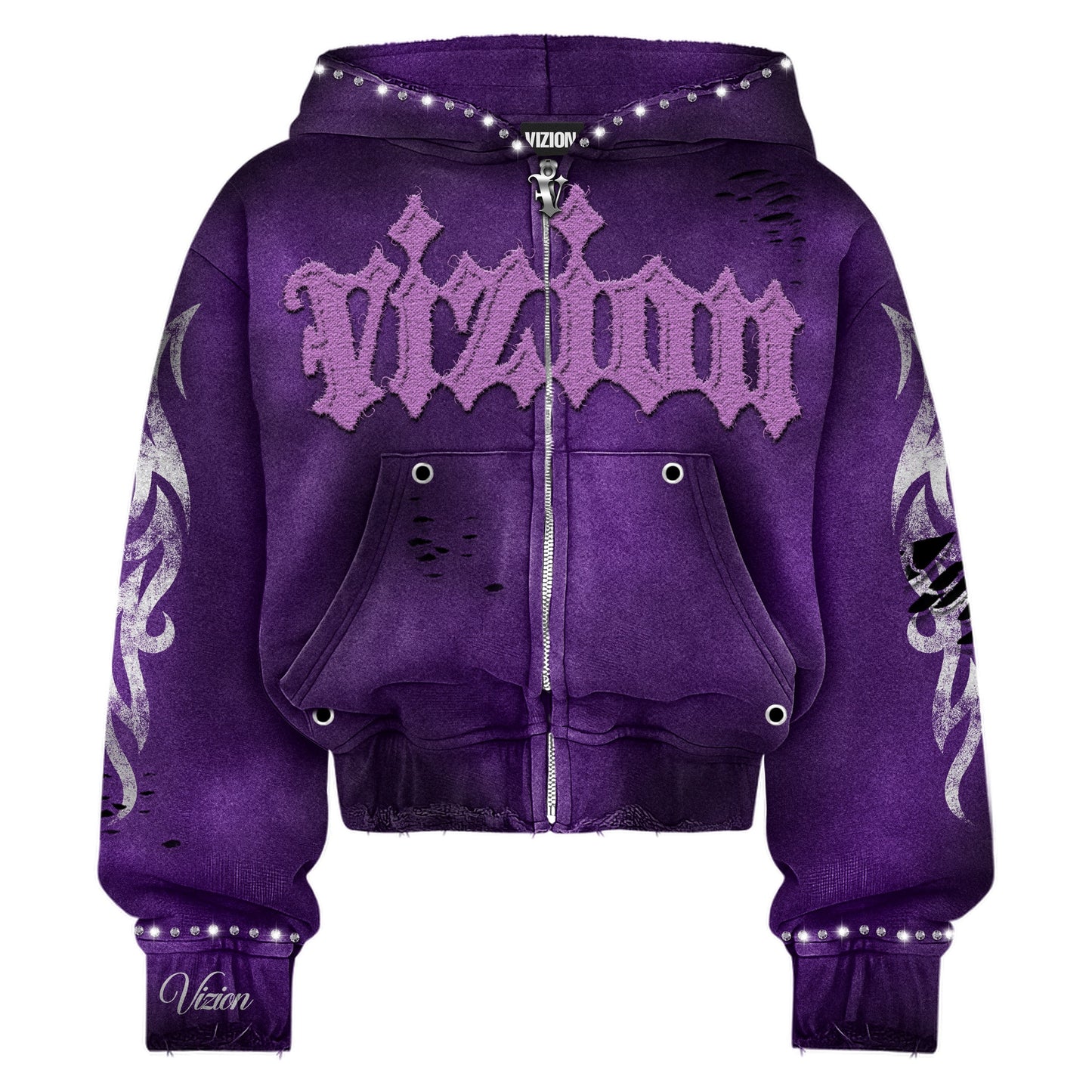 Vizion Purple Zip-Up Pre- Order